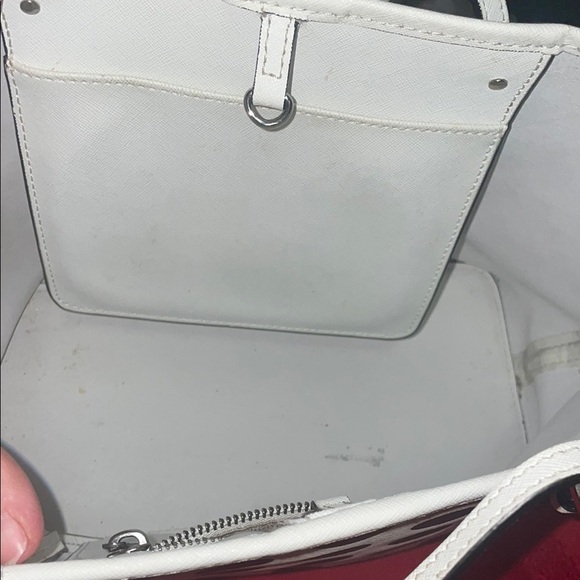 Michael Kors White and Black Polka Dot Tote - Picture 8 of 11